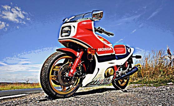 Cb1100R 3 motorbike A4 Photo Print