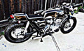 Cb750 Black Bullet motorbike A4 Photo Print
