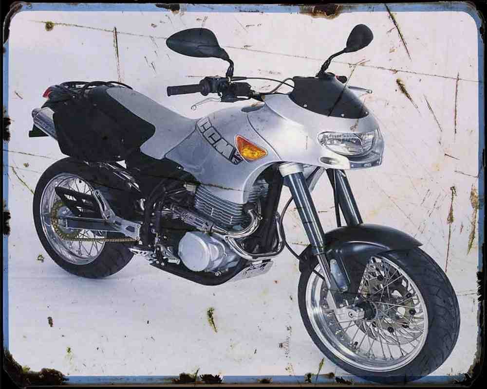 Ccm 604 Rs 00 03 A4 Photo Print Motorbike Vintage Aged