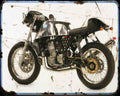Ccm Cr40 08 A4 Photo Print Motorbike Vintage Aged