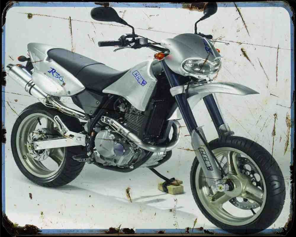 Ccm R30 03 Motorbike Vintage Aged A4 Photo Print