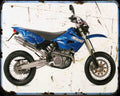 Ccm R35 Motorbike Vintage Aged A4 Photo Print