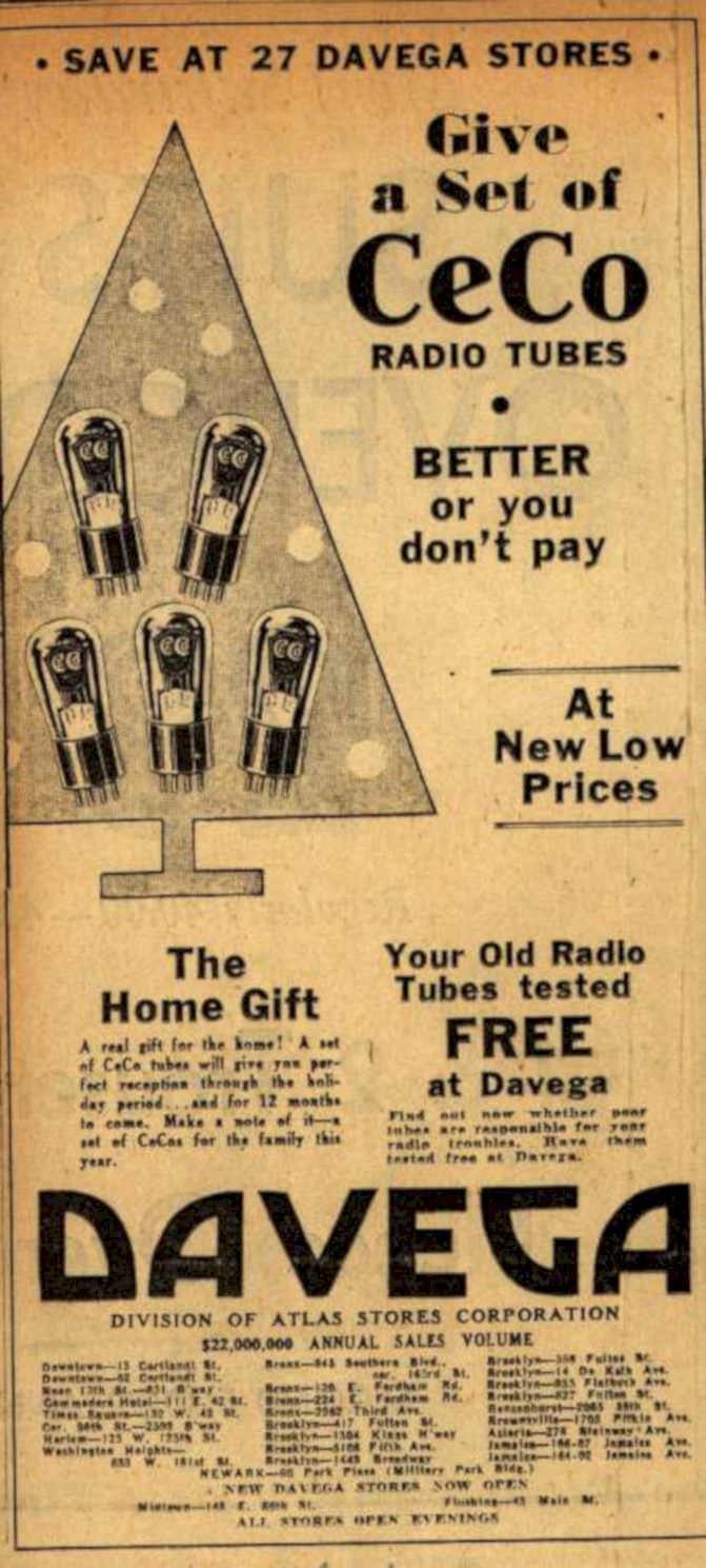 Ceco Davega Flyer Vintage Retro Advert Ads A4 Photo Print
