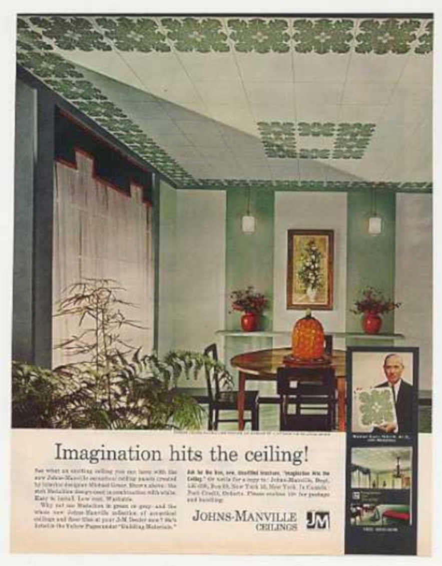 Ceiling Dining Room Vintage Retro Advert Ads A4 Photo Print
