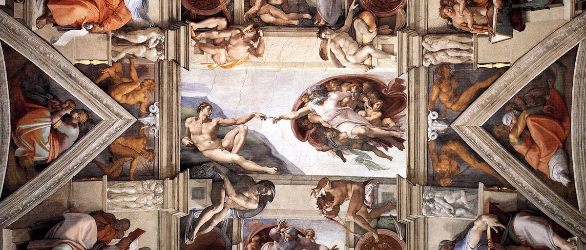 Ceiling Of The Sistine Chapel Detail1 Eur Art A4 Photo Print