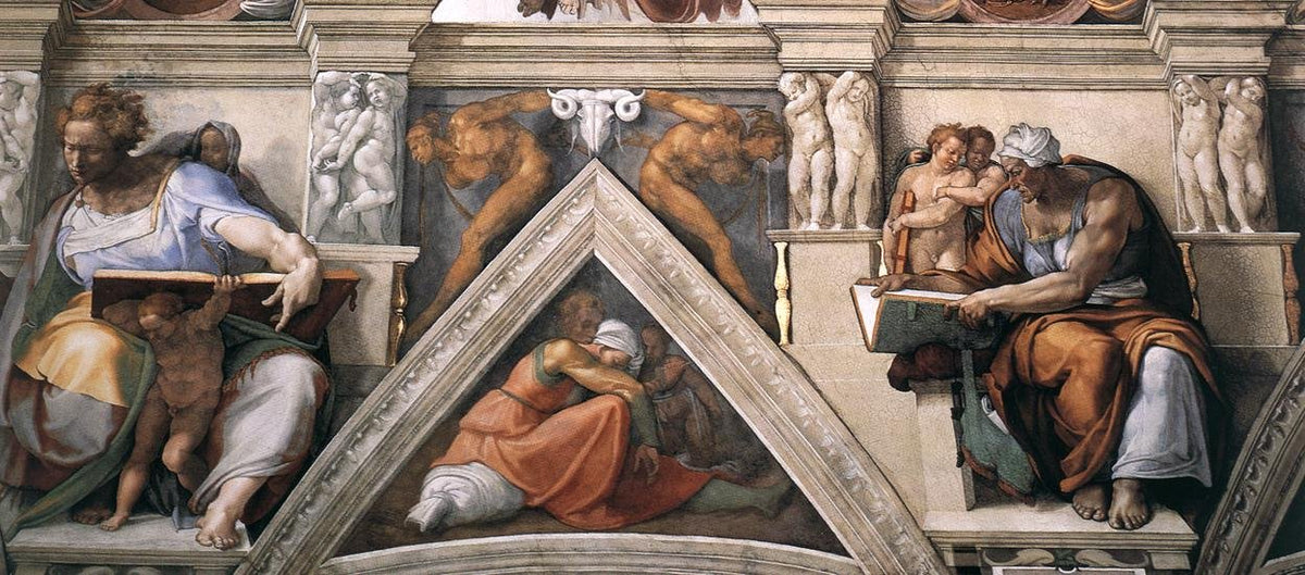 Ceiling Of The Sistine Chapel Detail3 Eur Art A4 Photo Print