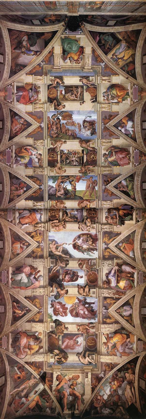 Ceiling Of The Sistine Chapel Eur Art A4 Photo Print UK