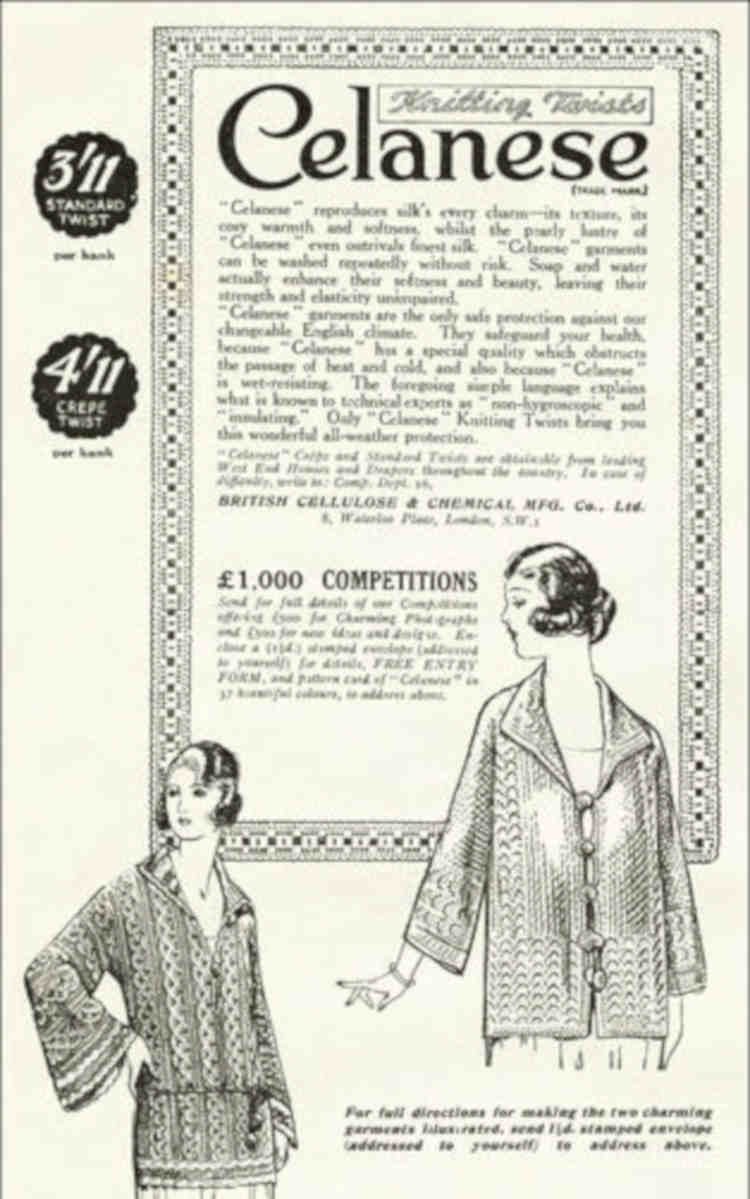 Celanese Cardigans Fabric Vintage Retro Advert Poster A4 Photo Print