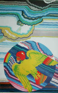Celestial Bird Planet Vintage Retro Advert Poster A4 Photo Print