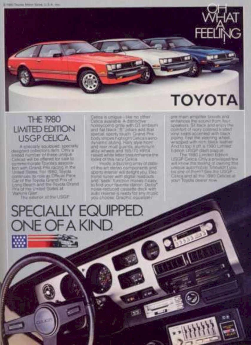 Celica Limited Edition Vintage Retro Advert Ads A4 Photo Print