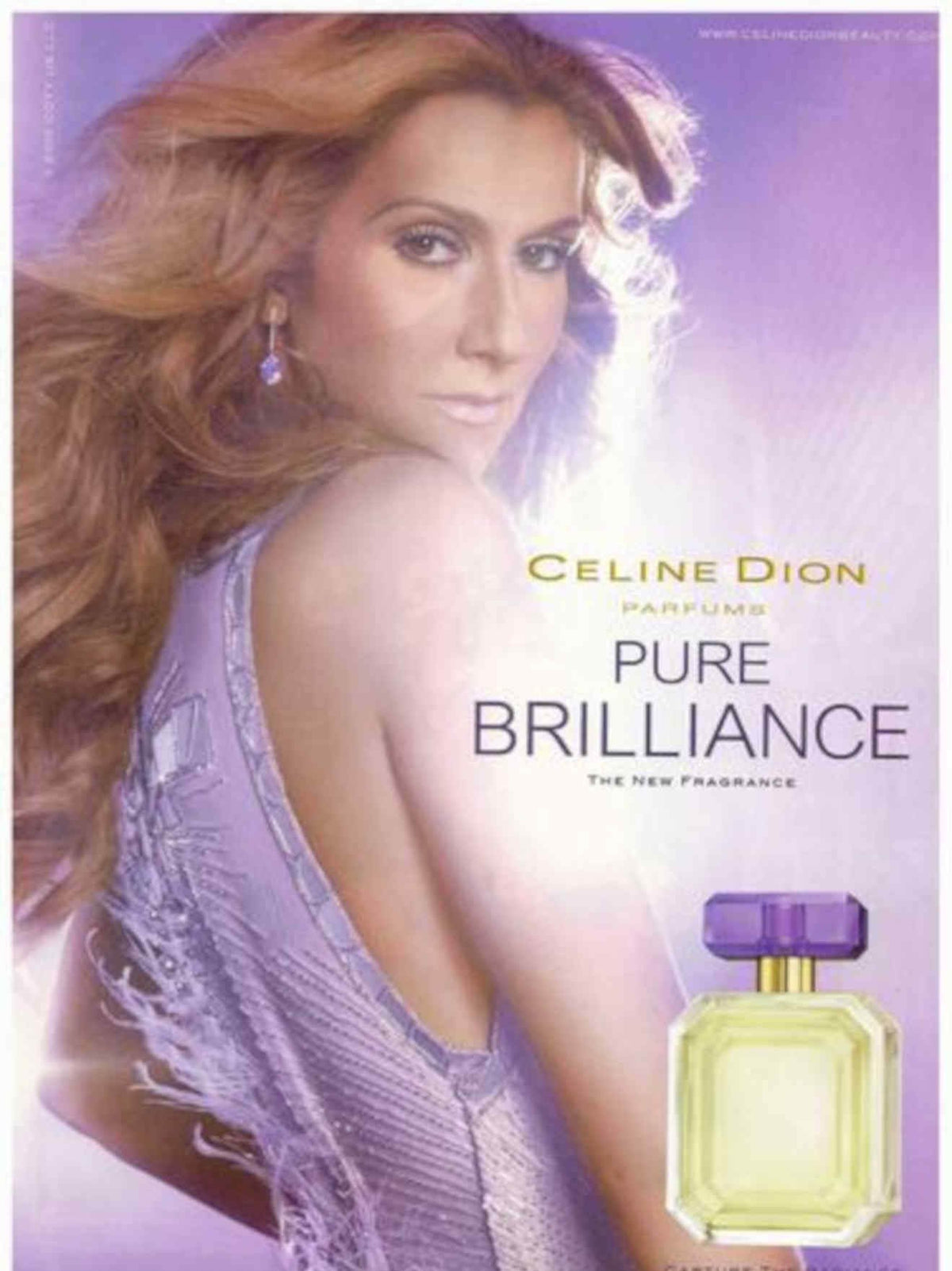 Celine Dion Perfume Vintage Retro Advert Poster A4 Photo Print