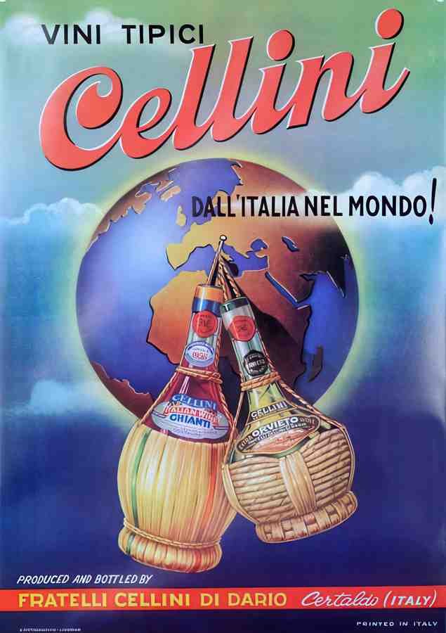 Cellini Vintage Advert A4 Photo Print