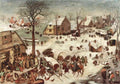 Census At Bethlehem Pieter Bruegel A4 Photo Print