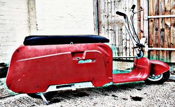 Centaur Scooter motorbike A4 Photo Print