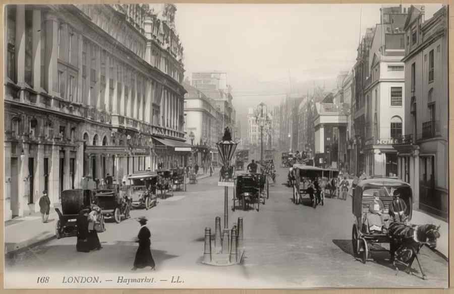Central London England 1 090 Vintage A4 Photo Print