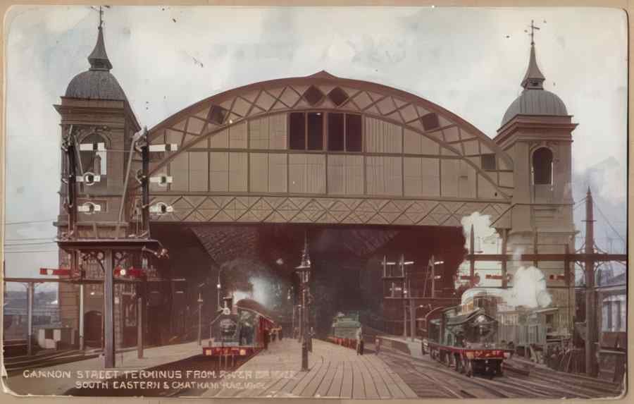 Central London England 1 136 Vintage A4 Photo Print