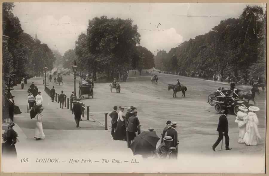 Central London England 1 156 Vintage A4 Photo Print