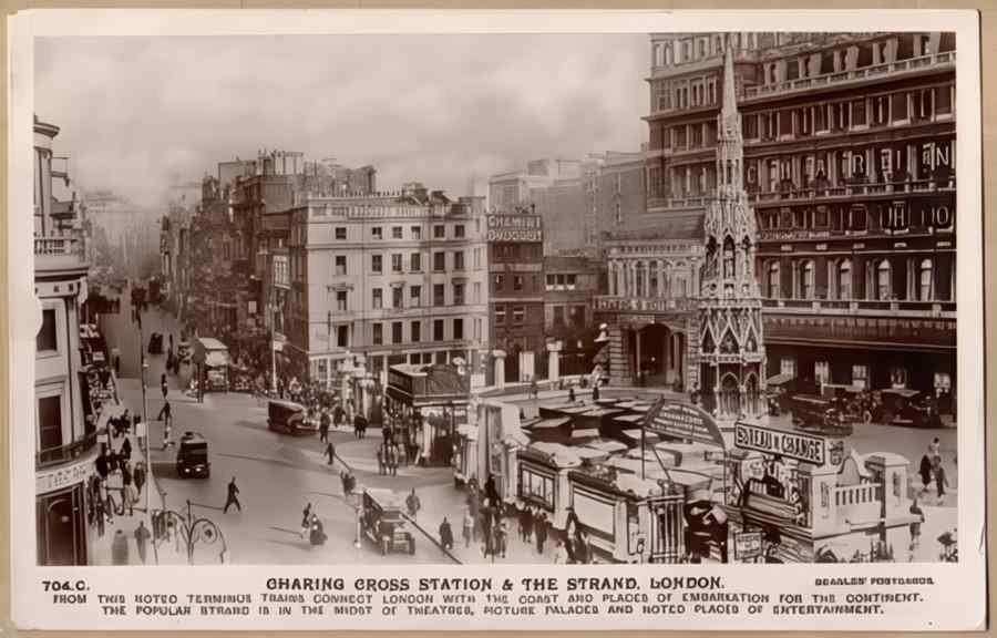 Central London England 1 186 Vintage A4 Photo Print