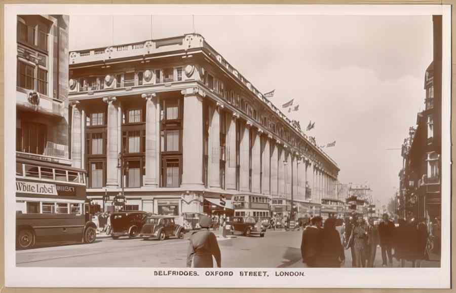 Central London England 1 209 Vintage A4 Photo Print