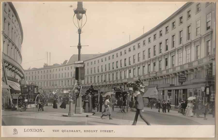Central London England 1 212 Vintage A4 Photo Print