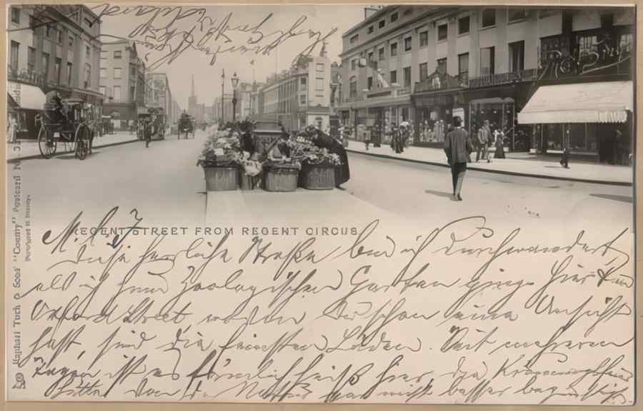 Central London England 1 217 Vintage A4 Photo Print