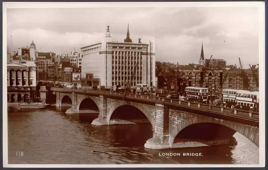 Central London England 1 295 Vintage A4 Photo Print