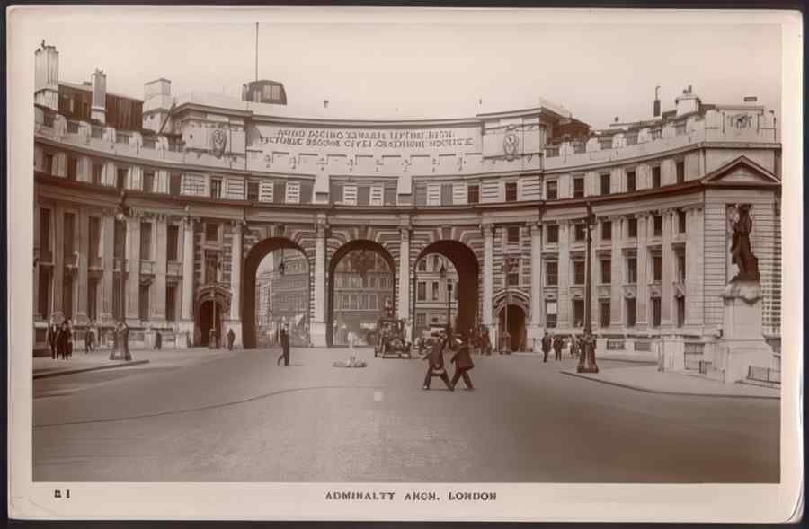 Central London England 1 306 Vintage A4 Photo Print