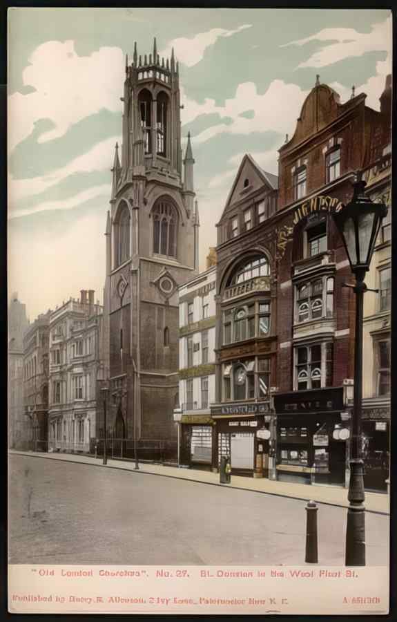 Central London England 1 337 Vintage A4 Photo Print