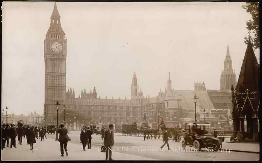 Central London England 1 349 Vintage A4 Photo Print