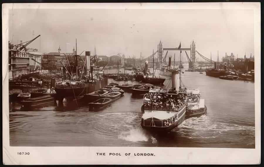 Central London England 1 355 Vintage A4 Photo Print