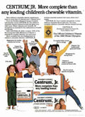 Centrum Jr Vitamins Vintage Retro Advert Ads A4 Photo Print