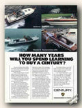 Century Boats Lake Vintage Retro Advert Ads A4 Photo Print