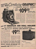 Century Graphic Camera Vintage Retro Advert Ads A4 Photo Print