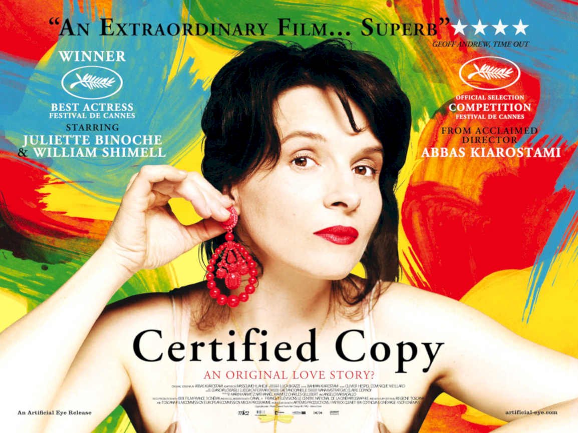 Certified Copy Binoche Vintage Retro Advert Poster A4 Photo Print
