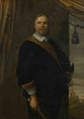 Cesar van Everdingen Portrait of a Dutch Commander A4 Photo Print
