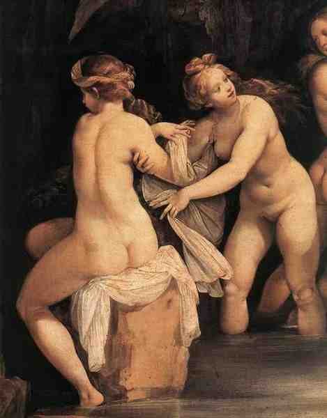 Cesari Giuseppe Diana And Actaeon Detail 5 A4 Photo Print