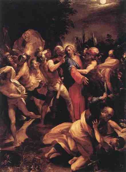 Cesari Giuseppe The Betrayal Of Christ 5 A4 Photo Print