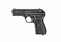 Ceska Zbrojovka Vz27 Pistol (2) Military A4 Photo Print