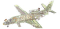 Cessna Citation Excel cutaway A4 Photo Print
