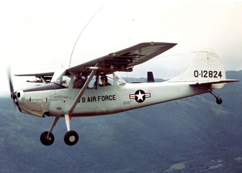 Cessna O1 Birddog 8 Military A4 Photo Print