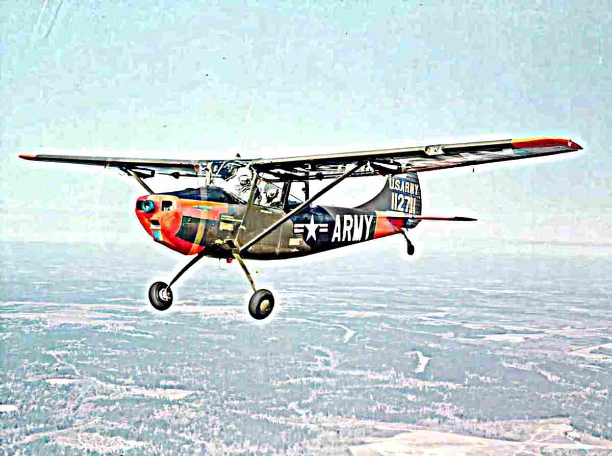 Cessna O1 Birddog 9 (2) Military A4 Photo Print