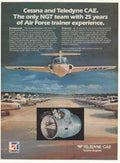 Cessna Teledyne Engine Vintage Retro Advert Ads A4 Photo Print