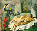 Cezanne Afternoon In Naples Art A4 Photo Print