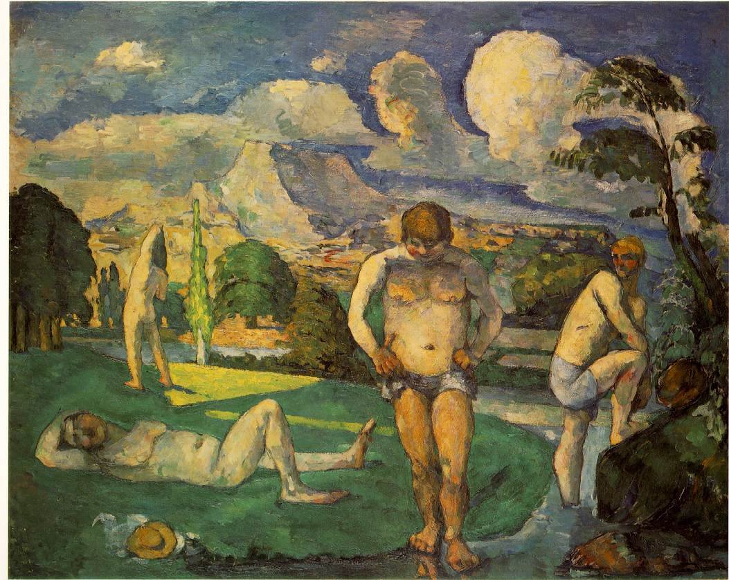 Cezanne Bathers At Rest Art A4 Photo Print