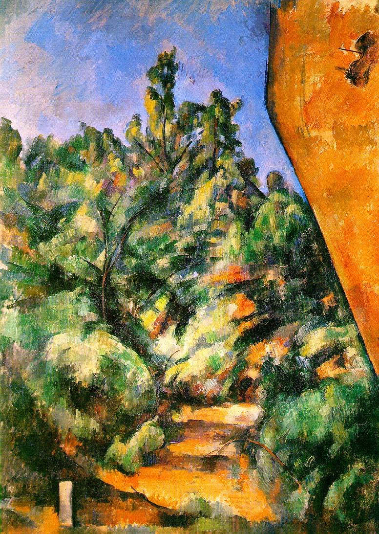 Cezanne Bibemus The Red Rock Art A4 Photo Print