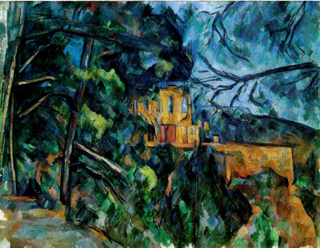 Cezanne Chateau Noir (Washington) Art A4 Photo Print