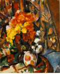Cezanne Chrysanthemums Art A4 Photo Print