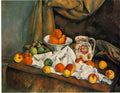 Cezanne Compotier, Pitcher, And Fruit Art A4 Photo Print