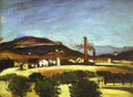Cezanne Factories Near The Mount Of Cengle Art A4 Photo Print
