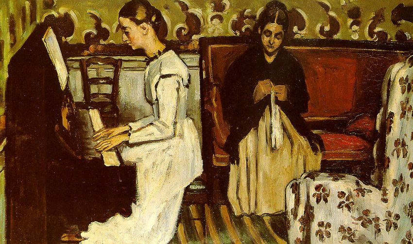 Cezanne Girl At The Piano Art A4 Photo Print UK